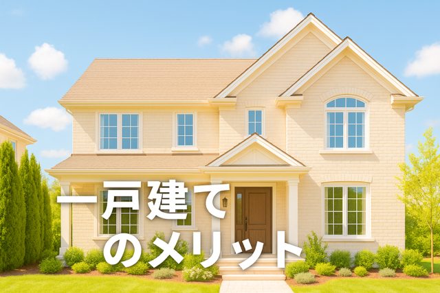 一戸建て住宅(新築)のメリットについて
