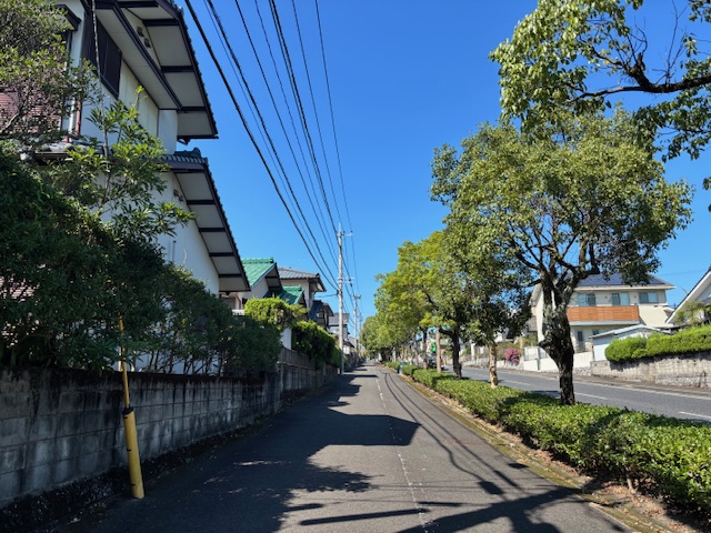 ２方道路に面した鹿児島市星ヶ峯2丁目の住宅用地のご案内